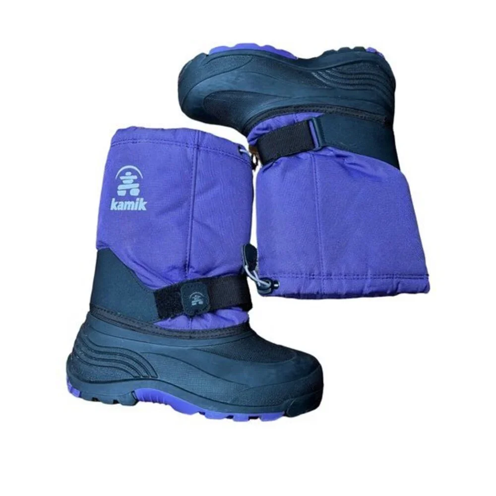 Kamik Insulated Winter Boots Purple Size 4 Big Kid